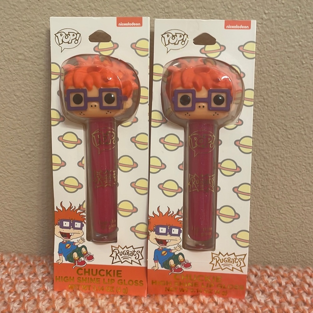 Two Funko Pop Chucky from Rugrats High‎ Shine Lip Glosses